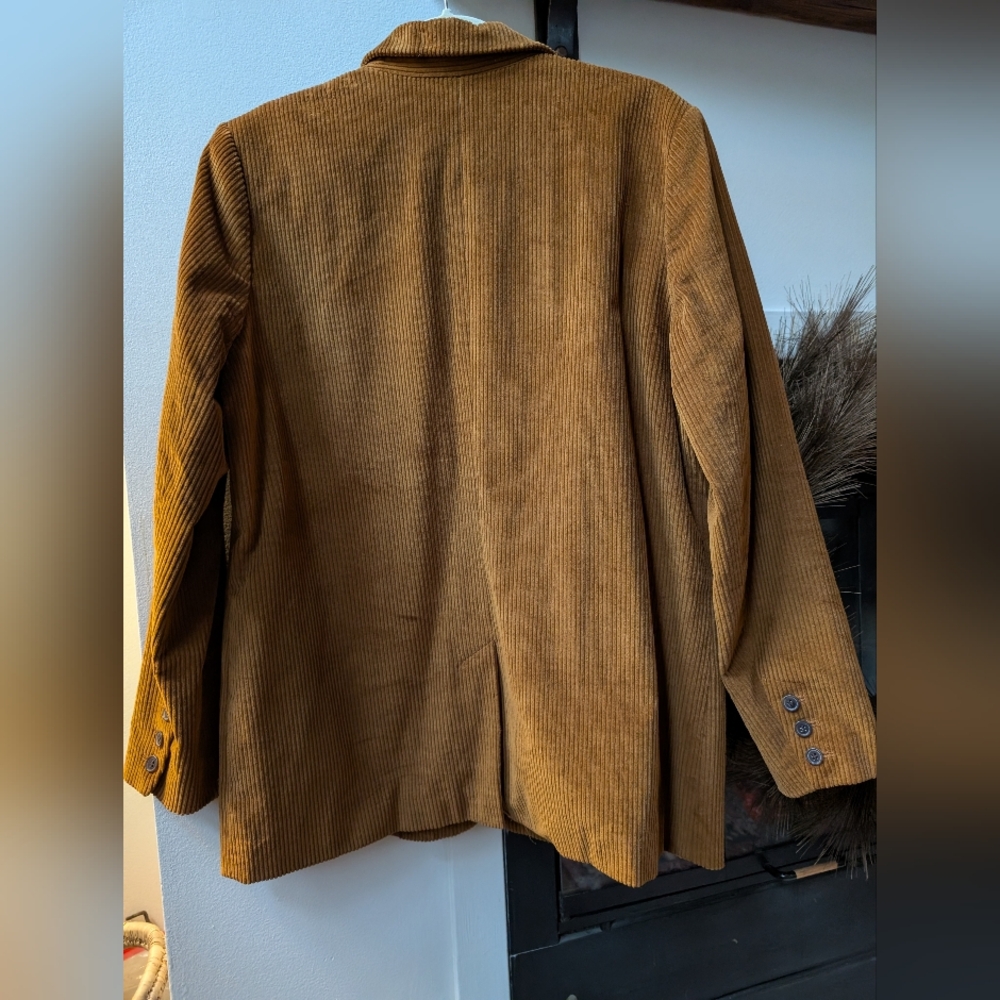Treasure & Bond Tan Corduroy Blazer - Picture 5 of 6